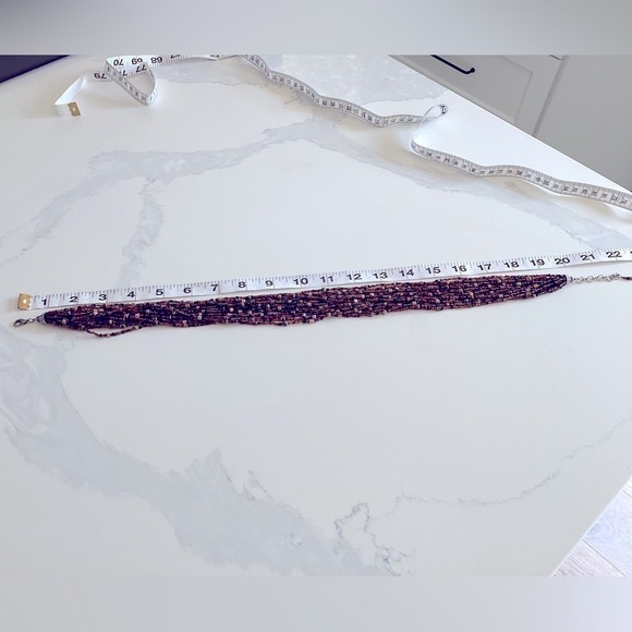 BOHEMIAN Beaded Multi strand Necklace - Picture 5 of 6